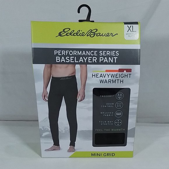 Eddie Bauer Other - Men's Eddie Bauer Performance Series Baselayer Pant Black - Various Sizes - NIB